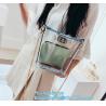 China waterproof promotional clear tote pvc handle shopping bag, PVC mat waterproof reusable tote shopping bags, summer soft p wholesale