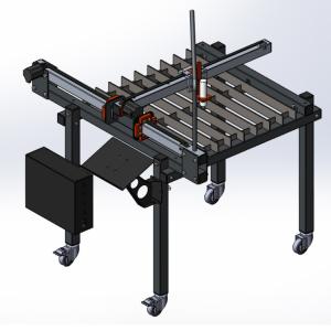 China Coupeur de plasma de commande numérique par ordinateur du tableau 1.2m de coupe en métal de commande numérique par ordinateur de SNR petit pour inoxydable supplier