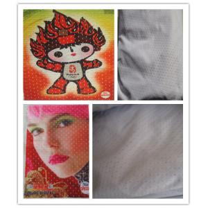 Polyester Hole Warp Knitted Custom Printed Fabric For Sports Wear