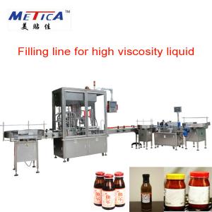 China Linha de engarrafamento comprimento do animal de estimação SS316 da máquina de enchimento 9000mm do doce do molho de tomate supplier