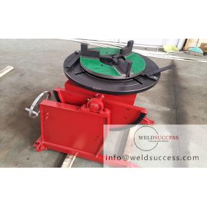 Colored 300kg Rotary Welding Positioners , Welding Turn Table With 3 Jaws Chuck