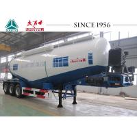 China 12 Wheeler Bulk Cement Tanker Trailer 30-45 CBM High Strength Steel Materials on sale