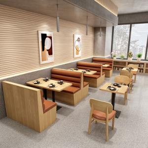 China U Shaped Banquette Seating Dining Booth Restaurant Fast Food L120xW60xH105CM supplier