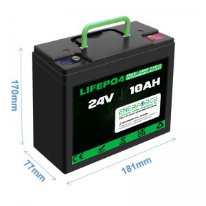 China 24V 10Ah LFP Lifepo4 Battery For Mobility Scooter Golf Cart Buggy Go Kart supplier