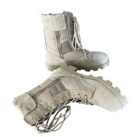 China 36-47 Up-lace Rough Suede Leather Safety Boots with Hard Toecap and Smashing Rubber Sole on sale