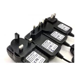 PC ABS Wall Adapter Power Supply 24 Watt With 80% Efficiency , OEM ODM Service
