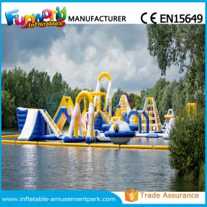 China Customized Inflatable Water Theme Park Aqua Park Equipment 0.9mm PVC Tarpaulin supplier