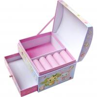China Drawer And Lid Hinged Base With Extend Flap Two In One Hard Card Toy Packaging on sale