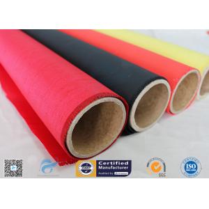 Medium Alkali Heat Resistant 510g C-glass Silicone Coated Fiberglass Fabric