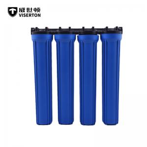 China Polypropylene PP 20 Inch Front Water Filter Housing 4 Minutes 3013 Ro Membrane Housing supplier