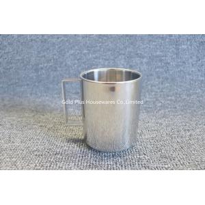 Home and hotel stainless steel office cups custom wholesale 400ml japanese style vintage cafe cups with handle