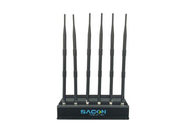 DC12v Car Cell Phone Signal Jammer Non Adjustable For Conference Rooms / Museums