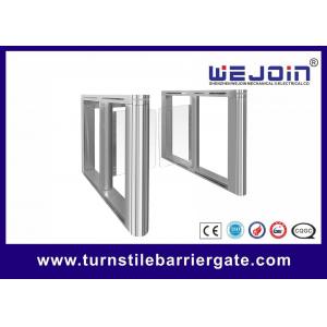 Bi - Direction Entrance Swing Barrier Gate Full Automatic Glass Door For Office
