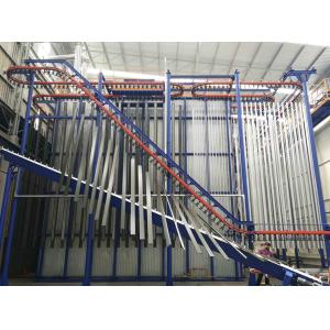 ABD SUS Metal PP Spray Booth Vertical Powder Coating Line for Aluminium Alloy Profiles