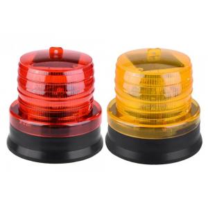 Flash Indicator Lamp Beacon Waterproof Solar Power Traffic Road Safety LED Warning Light