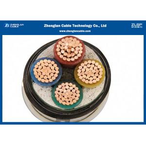 Low Voltage 4 Core Armoured Cable , Outdoor Armoured Electrical Cable 0.6/1KV(NYBY/N2XBY/STA)