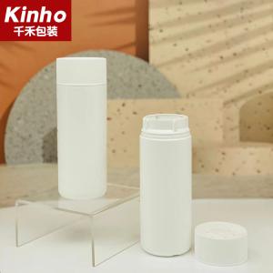 China 200ml Round HDPE Empty Baby Talcum Powder Bottles With Sifter Cap 100 Grams supplier