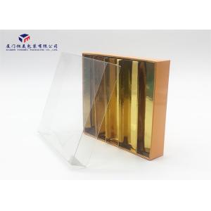 China Empacotamento plástico feito sob encomenda dado forma retângulo da tampa rígida do ANIMAL DE ESTIMAÇÃO para a caixa do chocolate supplier