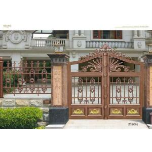 China Architectural Steel Cast Iron Gates / Customized Metal Fence Door supplier