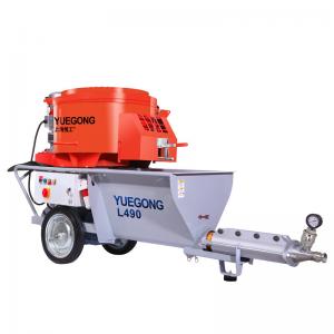 Electric Mortar Mixing Spraying Machines Concrete Cement Plastering Sprayer