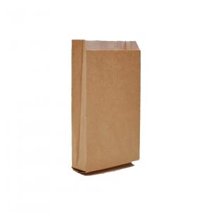 Disposable Kraft Paper Bags Take Out Pointed Bottom
