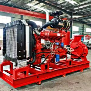 China Cast Iron Diesel Fire Pump with Automatic Switching and High Efficiency for Industrial Use wholesale