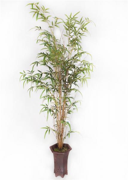 Artificial Bamboo Bonsai,With A Pot,Plastic Leafs,150CM,PC141-3