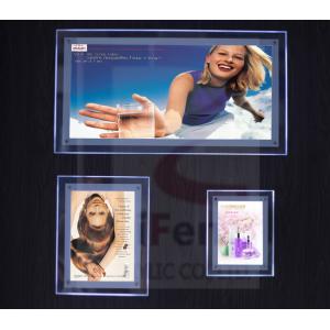 Wall mounted Slim Acrylic Light Boxes, wall mounted LED Picture Frame