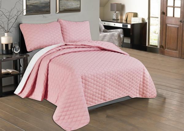 Beautiful Pink Quilted Coverlet Custom Made Bedspreads Full Size Bedspread