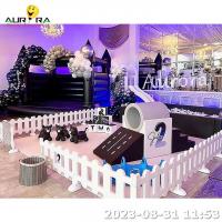 China Waterproof Inflatable Soft Play Equipment Indoor Play Area Day Care Center Children Black White on sale