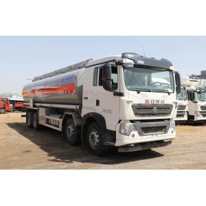 Used Oil Container 30000 Liter Howo T5G Oil Tanker Truck 4 Axles Cab With Sleeper