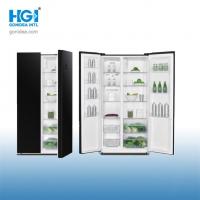 China Large Glass Door French Side By Side Refrigerator No Free on sale