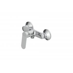 Shower Mixer Tap Single Lever Wall Mounted Mixer Tap for Shower, Shower Mixer Tap Bathroom 1/2 Shower Outlet Bottom