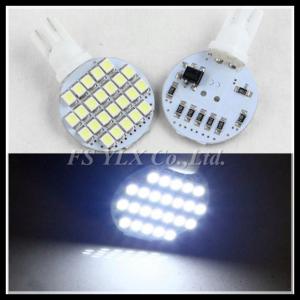 LED T10 W5W Wedge Side Light 24SMD 1210 T10 168 194 LED Interior Micro Dome lamps Parking