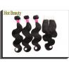 China 100 Grams Grade 6A+ Body Wave Brazilian Human Hair , Virgin Human Hair Extensions wholesale