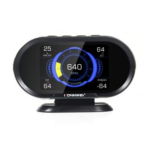 China 3.5 TFT HUD Head Up Display Obd Ii For Car Speed Alarm supplier