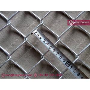 8gauge wire, 2" diamond hole, Chain Link Fence | Anti Intruder Security Chain link Fencing with "V" arm post
