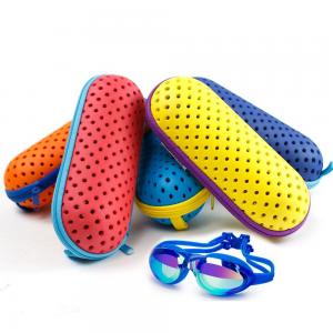 L18cm Swimming Goggles Case , PU EVA Safety Glasses Hard Case