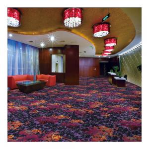 China Cut Pile Violet  Luxury Hospitality Carpet Wilton Woven Carpet For Restaurant supplier