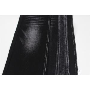 Black Shade 11.8Oz Cotton Polyester Denim Fabric For Skirts Shorts