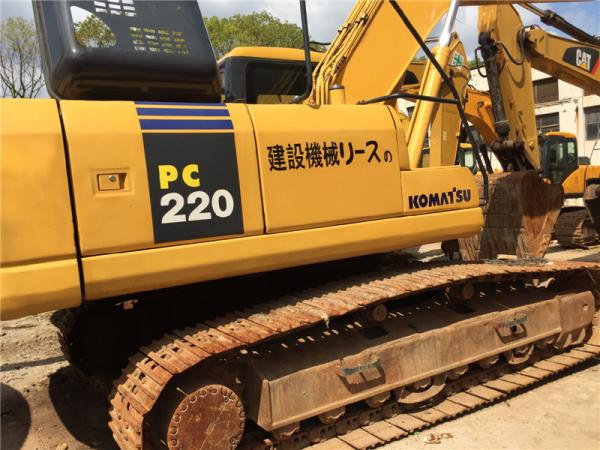 Used Komatsu PC220-7 Crawler Excavator engine 22T weight with Original Paint