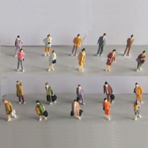 China 1:87 boutique standing figures--miniature figures,painted figure,color people,HO figures supplier