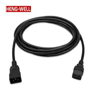 Heavy-Duty 16A 20A 250V 2.5mm2 6 Ft (1.83 M) Power Cord for Computer C19 C20 Immersion Cooling System Male Female IEC End Type