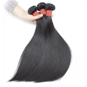 Silky Straight Human Hair Weave Unprocessed Virgin Hair Extension Dyed Bleached