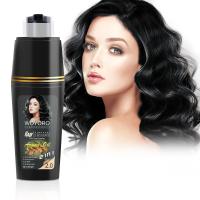 China 400ml Magic Darkening Color Shampoo For Grey Hair To Black on sale