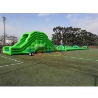 China CE Outdoor Inflatable Water Slides 1000ft Long City Inflatable Slip And Slide For Adults on sale