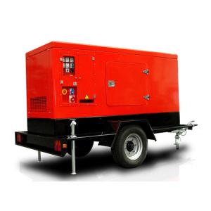 China Mobile Trolley 630A DC Diesel Welder Generator Trailer Dual Handles 20kw ARC Welding Genset supplier