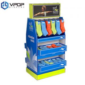 China 100% Recyclable Cardboard Product Displays Easy Assembly For Hooking Socks supplier