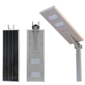 China IP65 Aluminum Led Solar Street Lamp 40w With Solar Panel 18V45W supplier