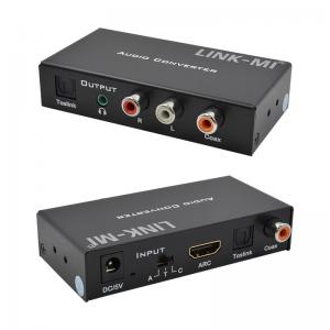Dac Converter Digital Analog Audio Converter Support HDMI ARC Toslink Coax Digital Audio